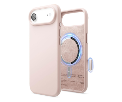 Etui / obudowa na smartfona Elago Magsafe Silicon Case do iPhone 17 AIR Light Pink